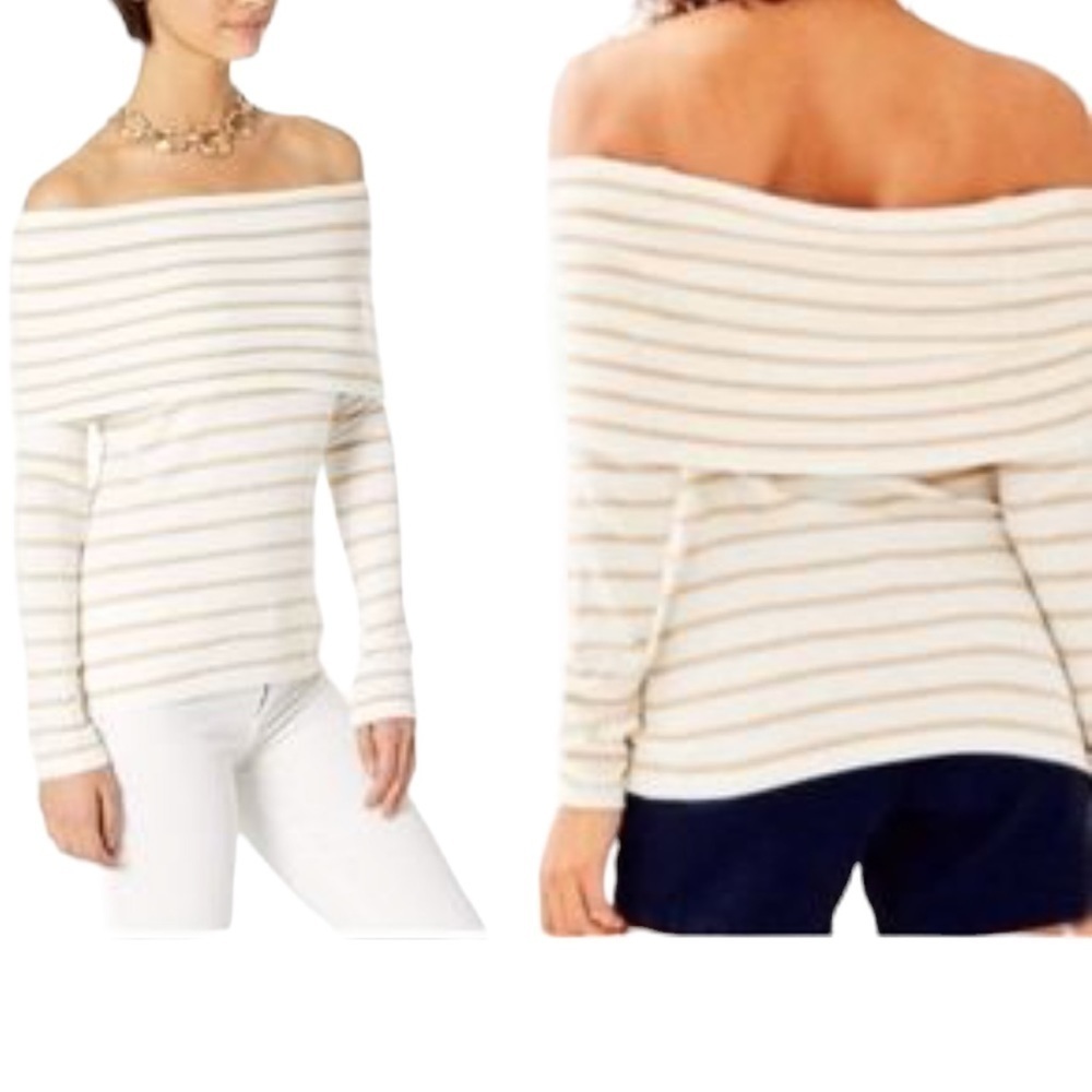 Lilly Pulitzer Christin Off-the-shoulder Sweater SZ S